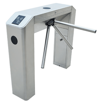 ZKTeco TS2000 Pro bi-directional tripod turnstile in Dubai UAE, with arm drop function, SUS304 stainless steel housing, easy installation, ideal for offices and indoor access control.
